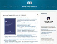 Tablet Screenshot of naukowy-przeglad-dziennikarski.org